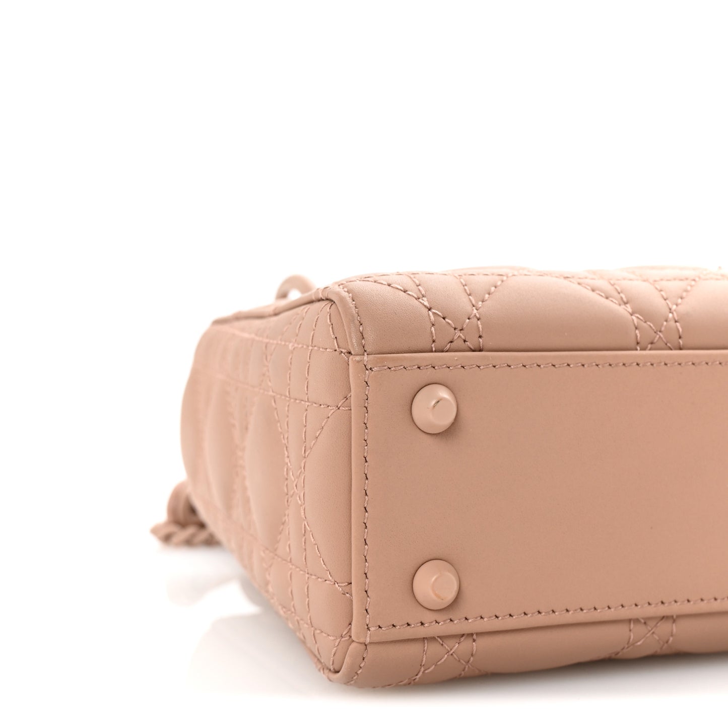Ultra Matte Calfskin Cannage Mini Lady Dior Fard