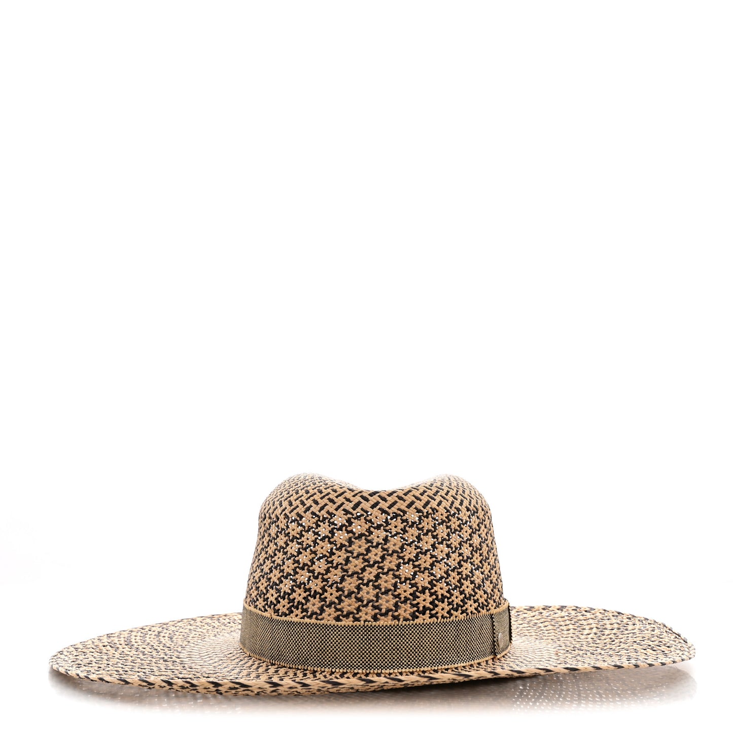 Straw Chapeau Femme Etna Panama Hat 57 Naturel Black