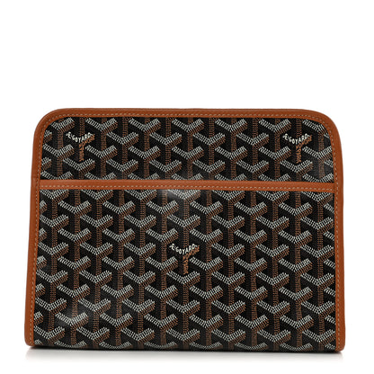 Goyard Goyardine Jouvence MM Toiletry Pouch Black Gold 1 of 7