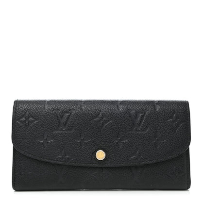 Louis Vuitton Empreinte Emilie Wallet Black Dune 1 of 7