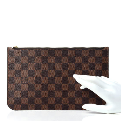 Louis Vuitton Damier Ebene Neverfull MM GM Pochette 2 of 11