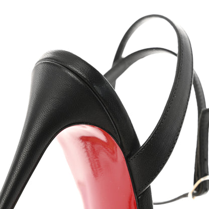 Christian Louboutin Nappa Loubigirl 100 Sandals 38.5 Black 10 of 12