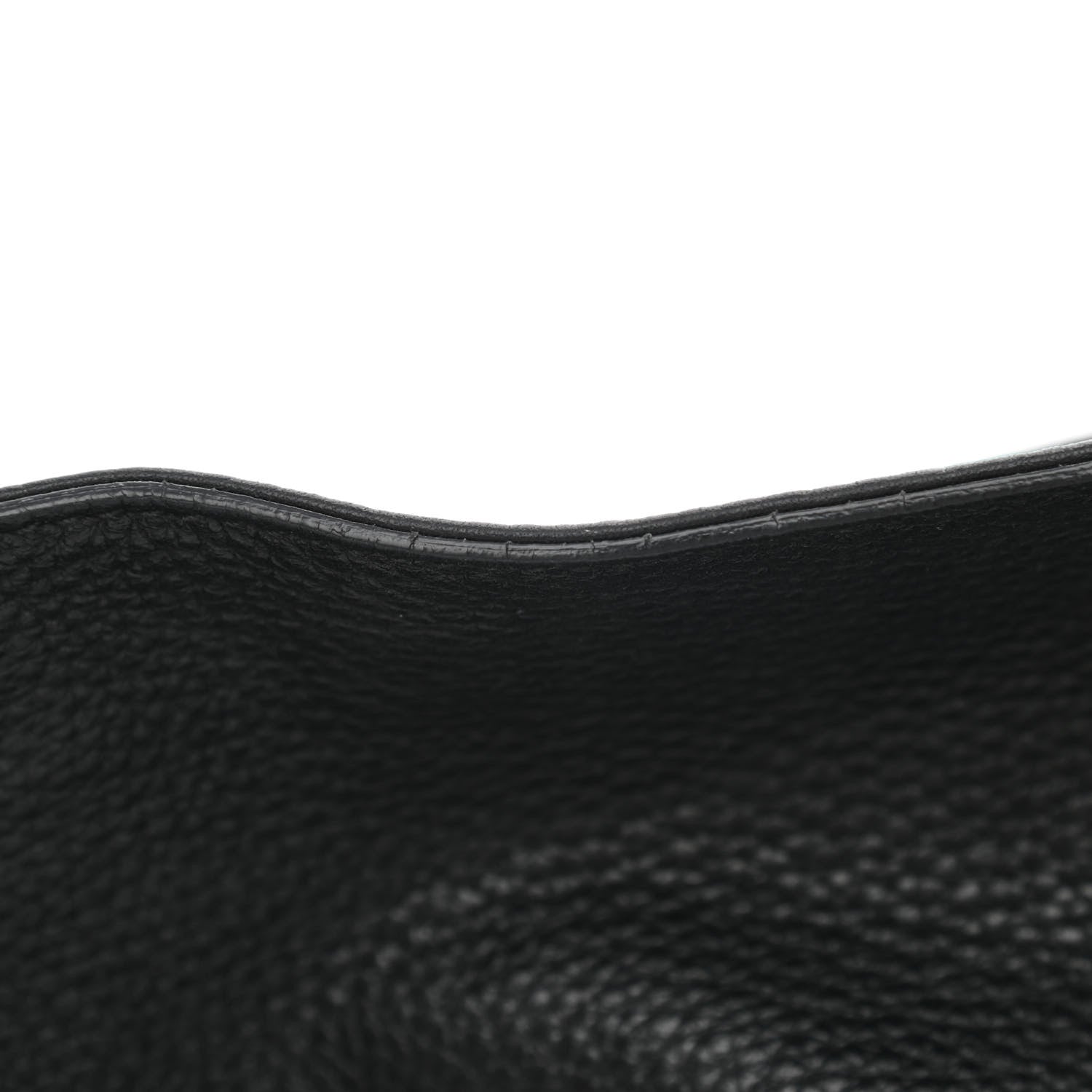 Gucci Pebbled Calfskin Twill Medium Tote Black 12 of 13
