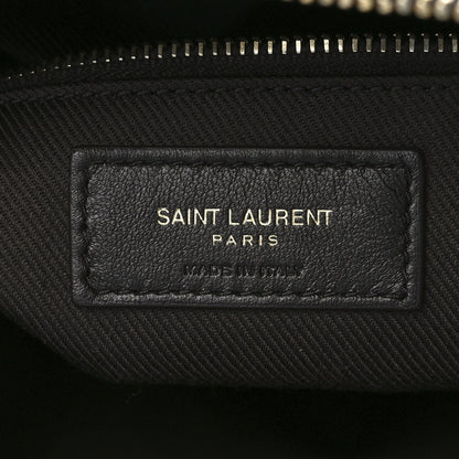 Saint Laurent Canvas Smooth Calfskin Le Monogramme Crossbody Bag Chestnut 6 of 12
