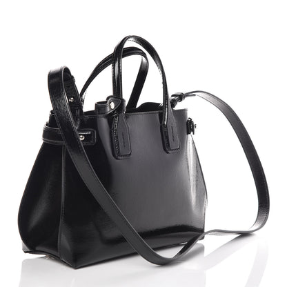 Burberry Soft Calfskin Small Banner Tote Black 3 of 11