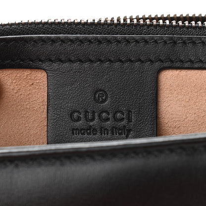 Gucci Calfskin Matelasse Large GG Marmont Shoulder Bag Black 6 of 10