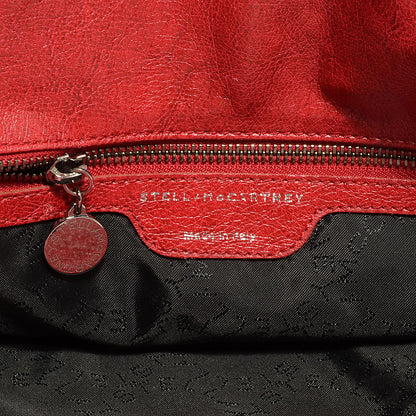 Stella McCartney Faux Leather Shaggy Deer Small Falabella Flame 6 of 8
