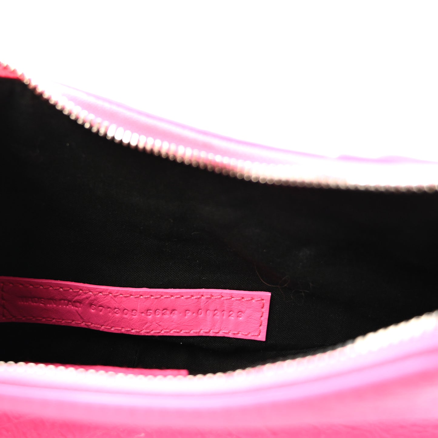 Agneau Arena Le Cagole Shoulder Bag XS Hot Pink Hot Pink