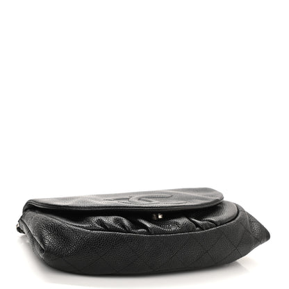 Chanel Caviar Half Moon Wallet On Chain WOC Black 4 of 12