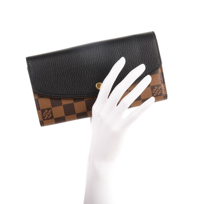 Louis Vuitton Damier Ebene Normandy Wallet Noir 2 of 7