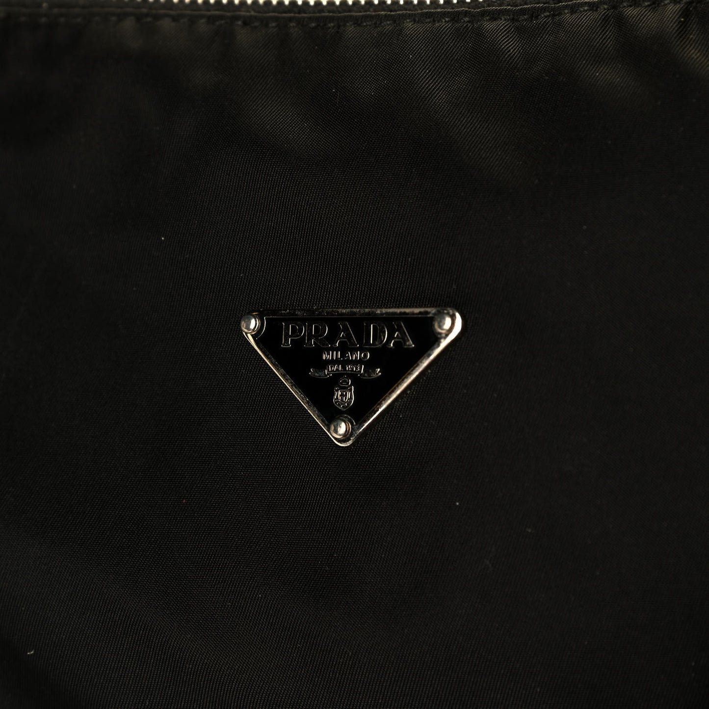 Tessuto Nylon Saffiano Pochette Black