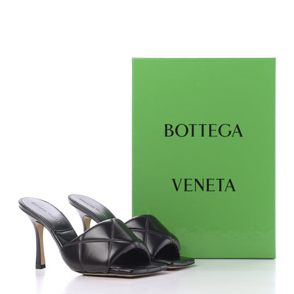 Bottega Veneta Nappa Quilted Rubber Lido Mule Sandals 38 Black 11 of 11