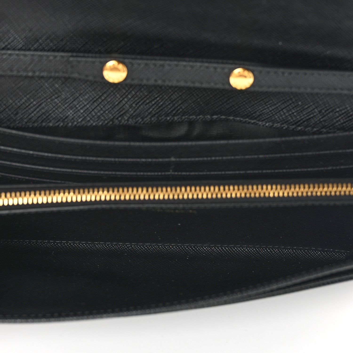 Prada Saffiano Wallet on Chain Black 4 of 6