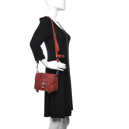 Proenza Schouler Lambskin PS1 Mini Crossbody Bag Rust 2 of 9