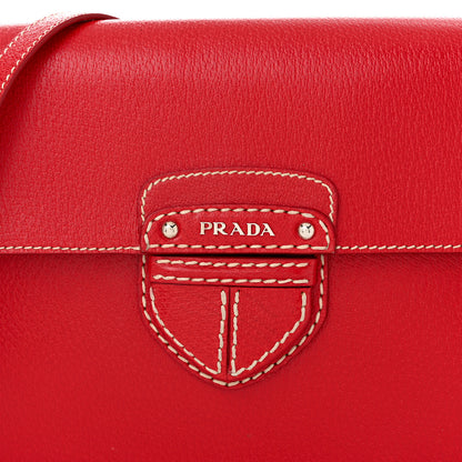 Prada City Calf Cinghiale Crossbody Bag Rubino 10 of 12