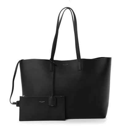 Saint Laurent Calfskin Large Shopping Tote Black 1 of 11