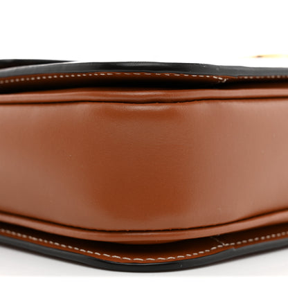 Celine Calfskin Triomphe Canvas Teen Triomphe Bag Tan 9 of 10