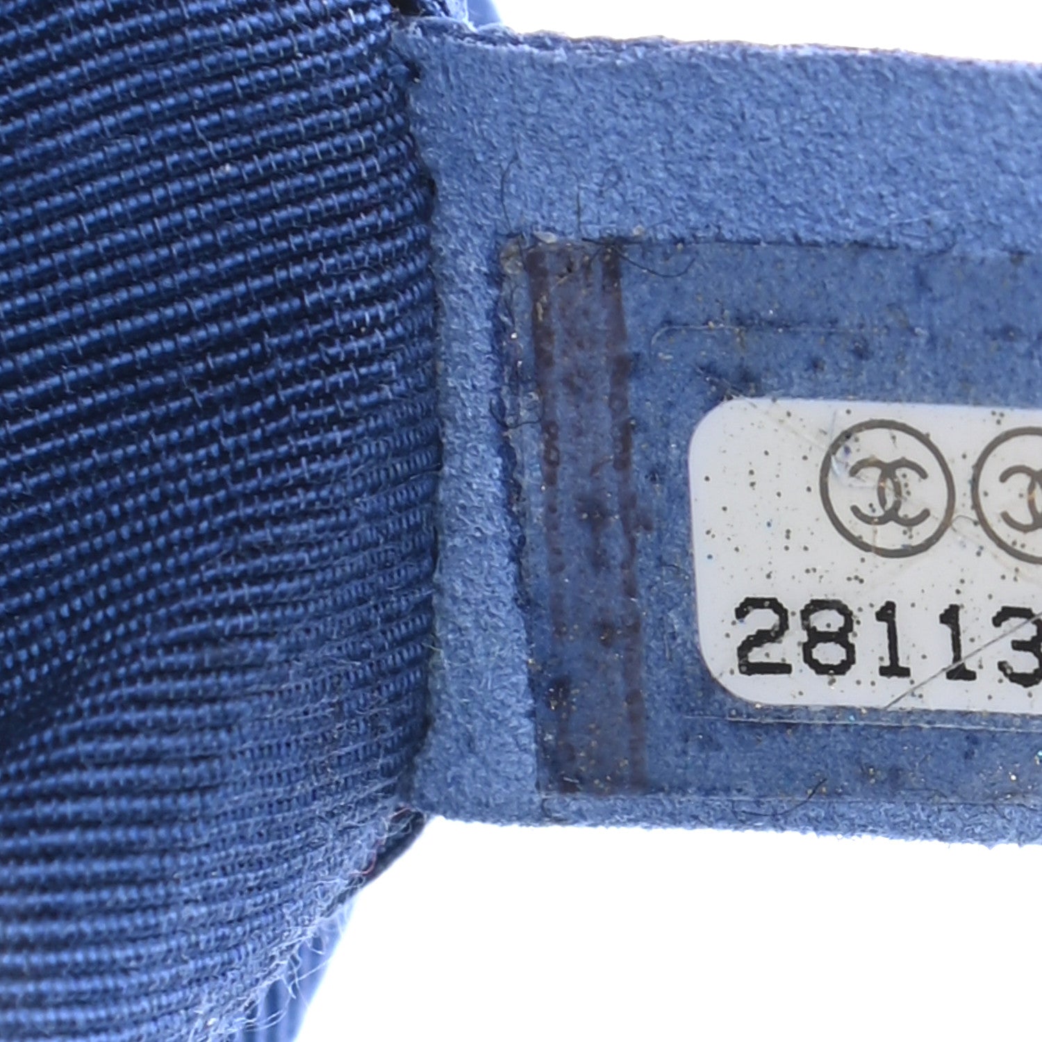 Chanel Caviar Quilted Medium Boy Flap Blue 7 of 11