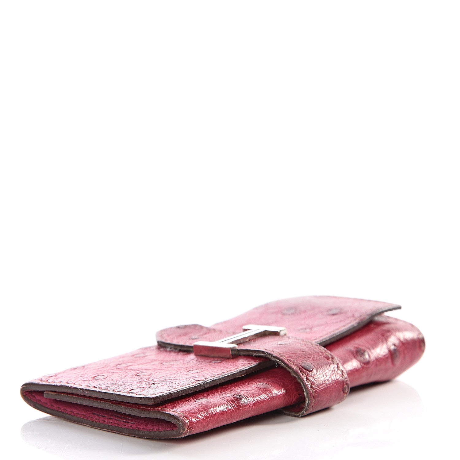 Hermes Ostrich Bearn Multicles 4 Key Holder 5 of 14