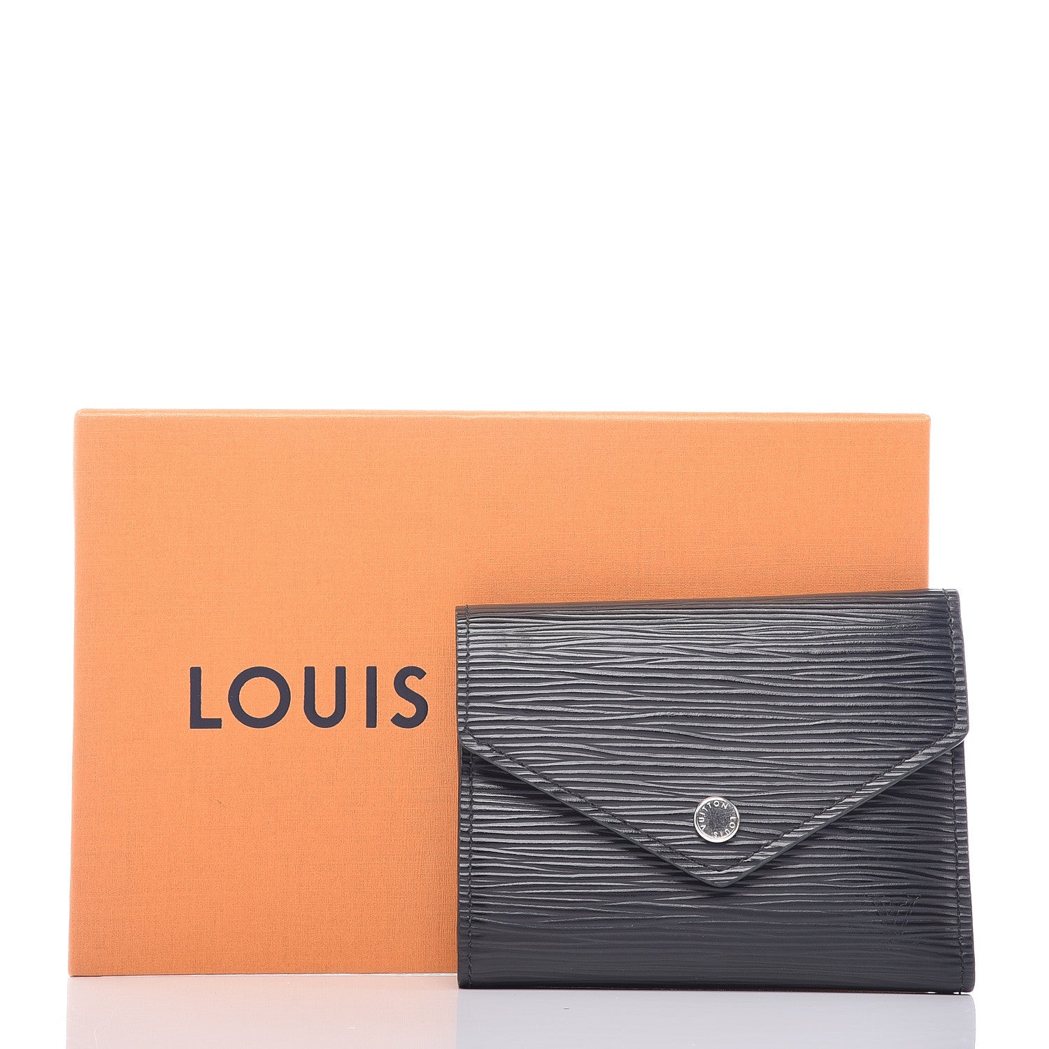 Louis Vuitton Epi Victorine Wallet Black 11 of 11