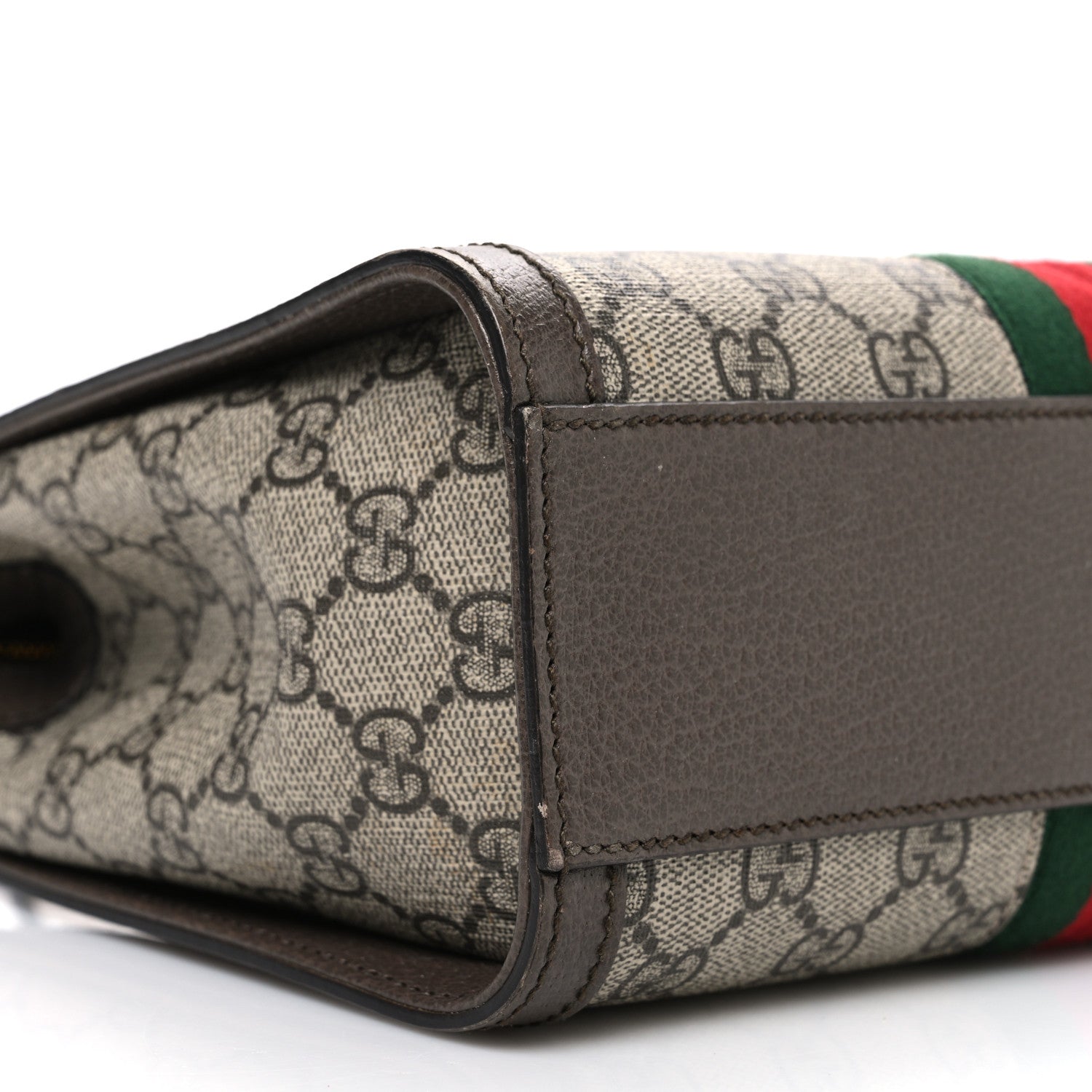 Gucci GG Supreme Monogram Small Ophidia Tote Bag Brown 9 of 11