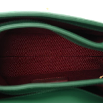 Chanel Calfskin Quilted Chain Flap Green 5 of 10