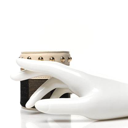 Fendi Pequin Studded Mini Box Camelia 2 of 8