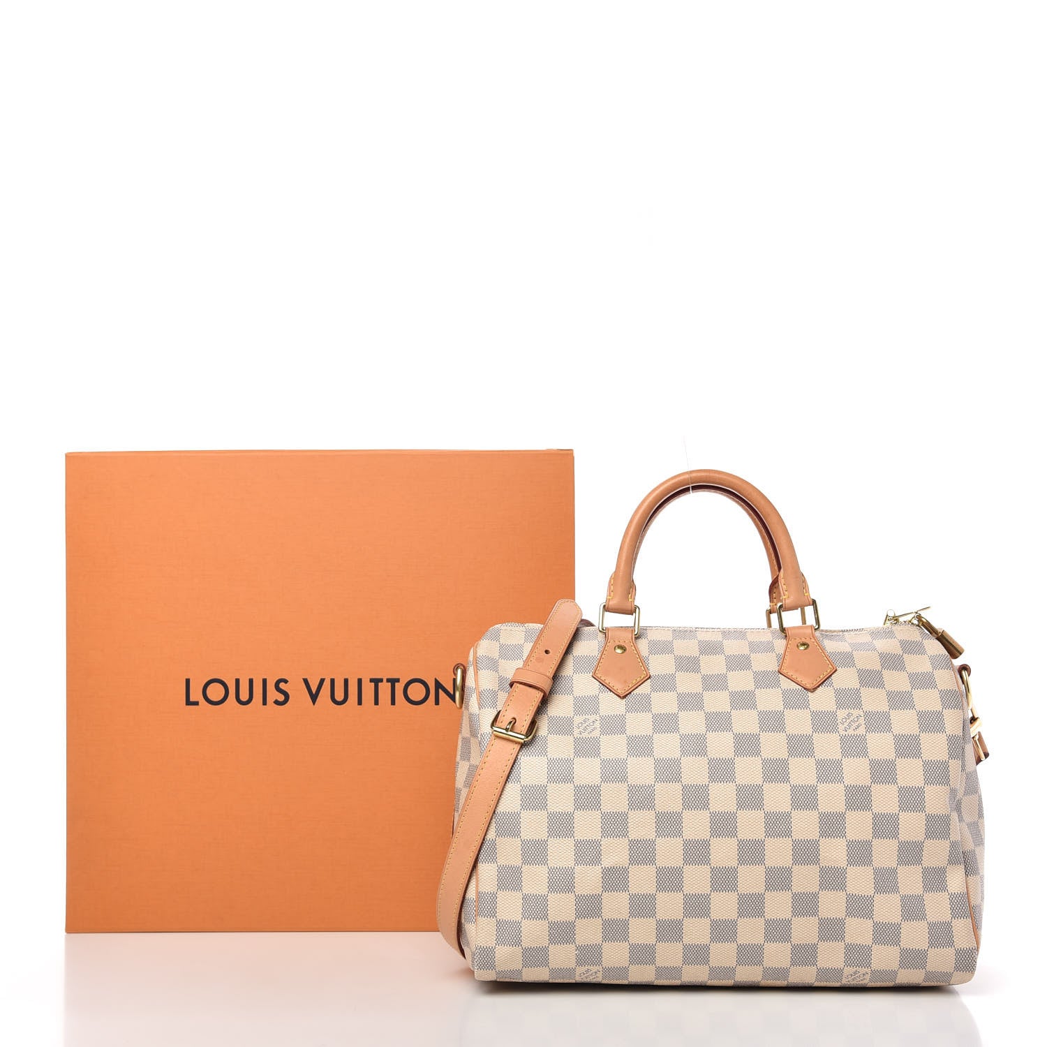 Louis Vuitton Damier Azur Speedy Bandouliere 30 11 of 11