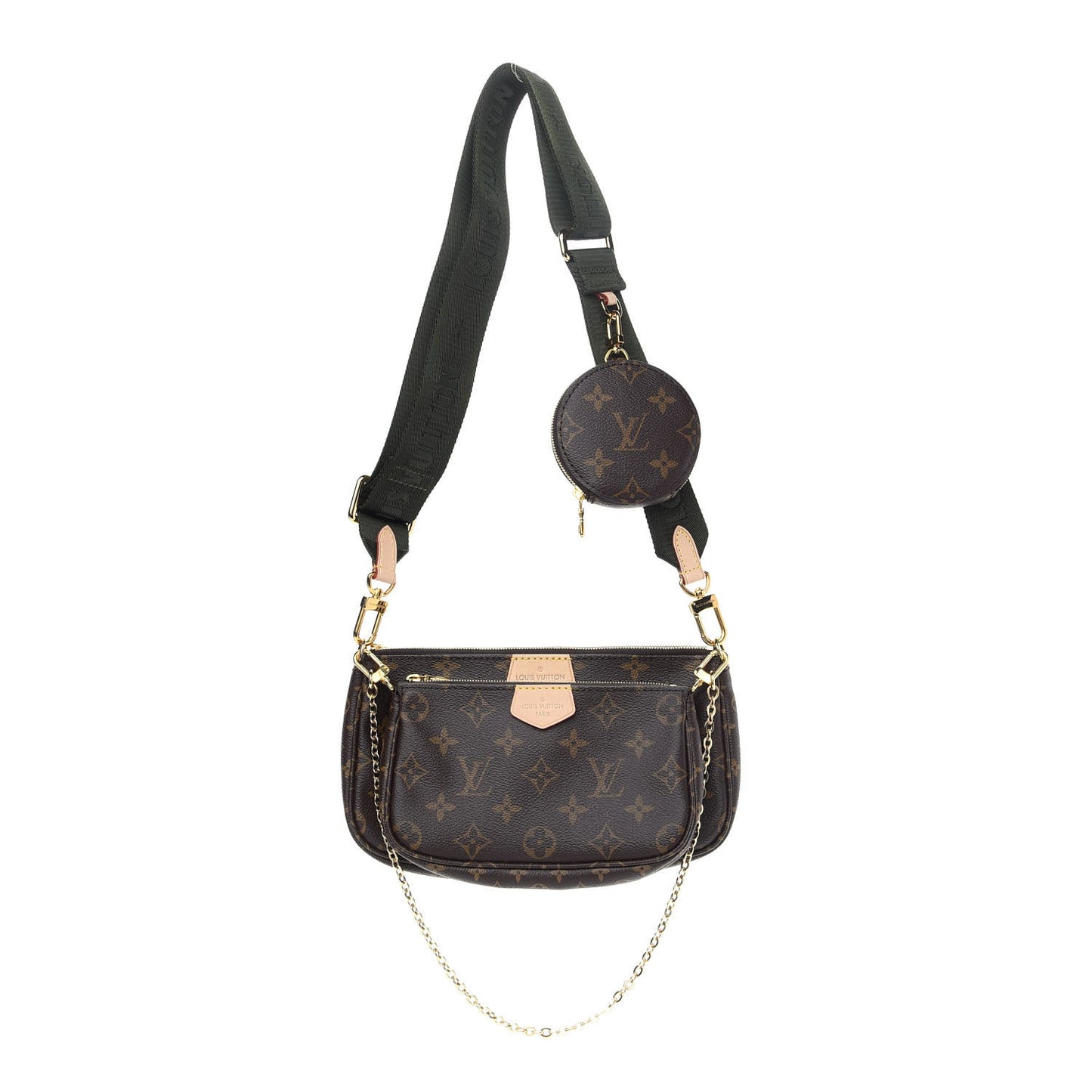 Monogram Multi Pochette Accessories Kaki