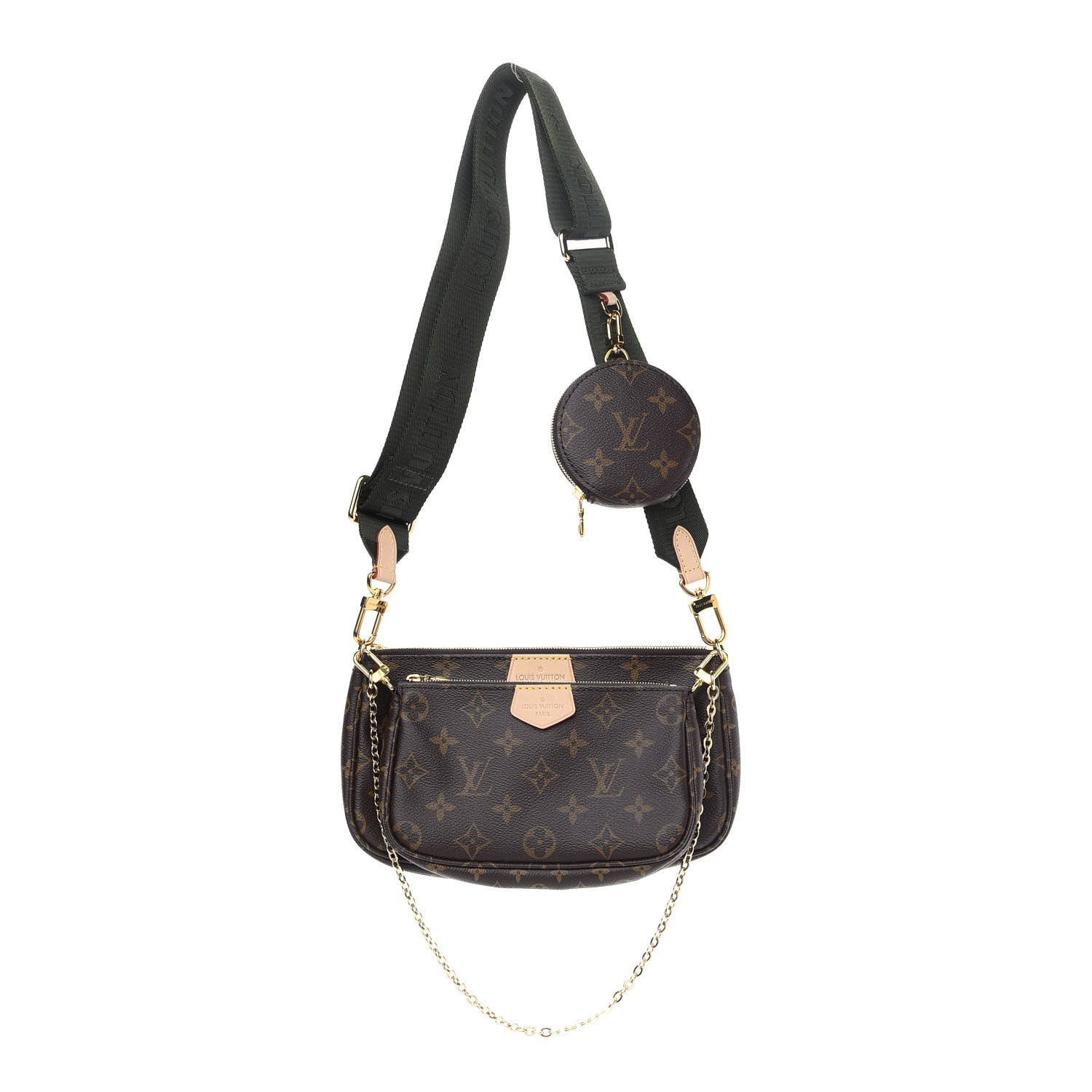 Louis Vuitton Monogram Multi Pochette Accessories Kaki 1 of 8