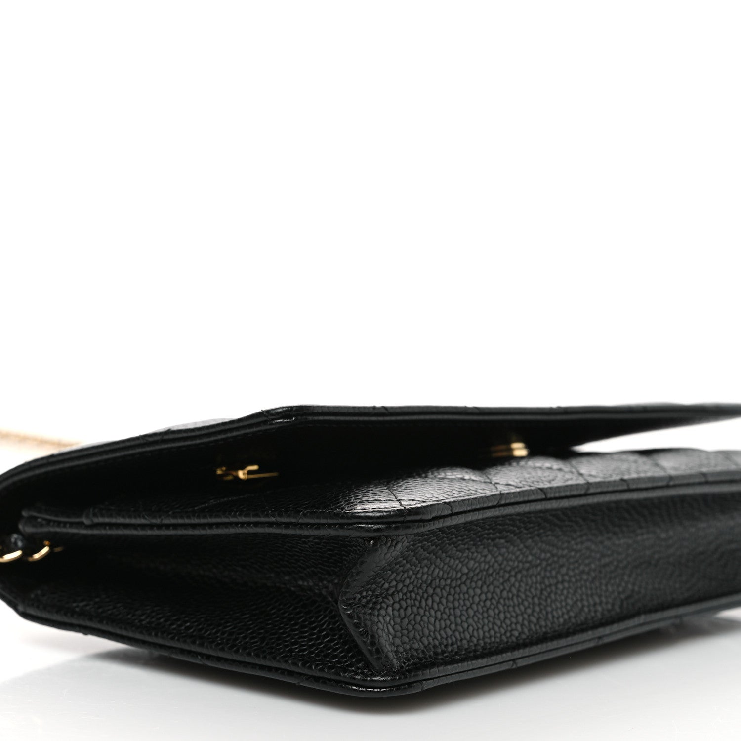Chanel Caviar Quilted Wallet on Chain WOC Black 10 of 11