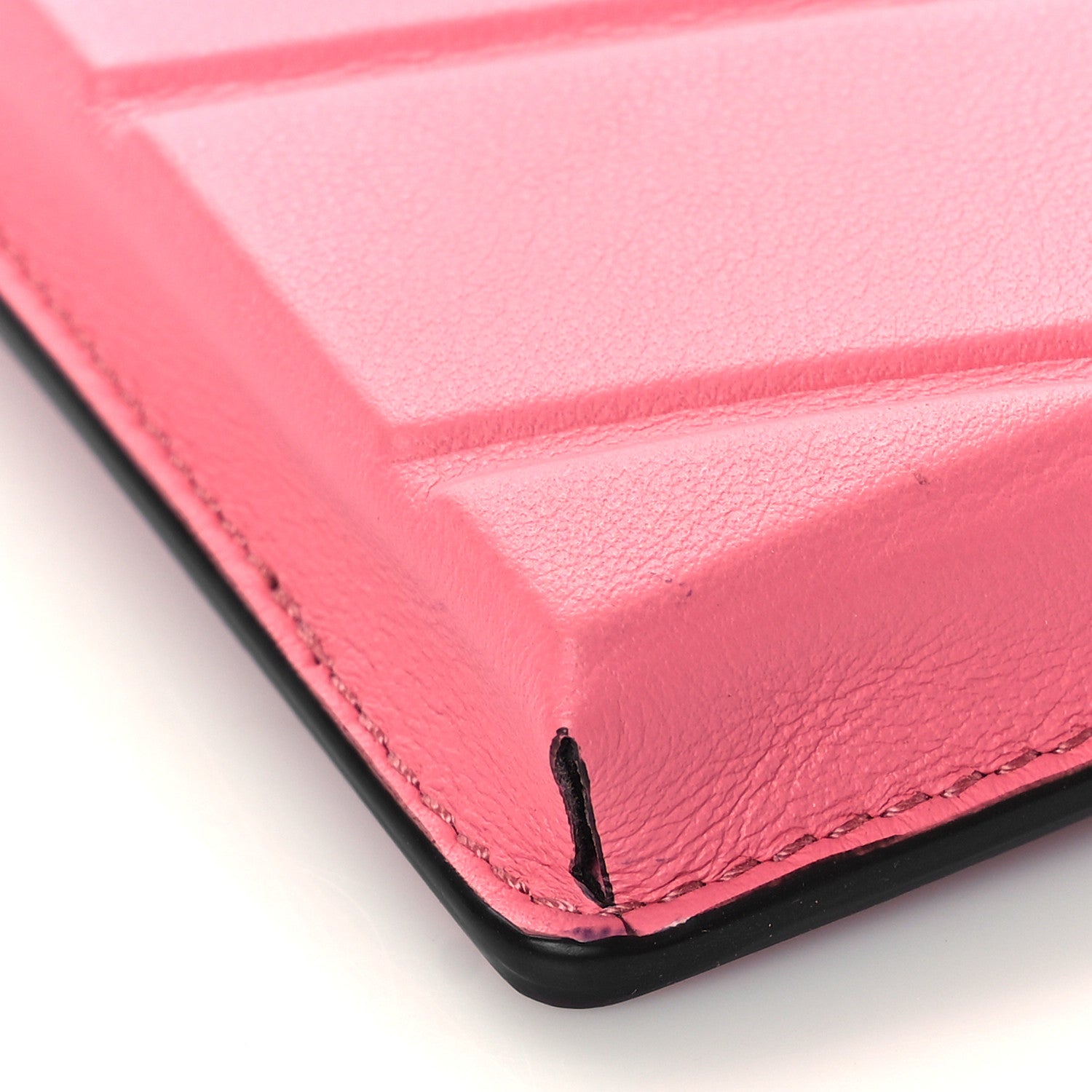 Fendi Vitello Grace Matte Two Pocket Mini Crossbody Pink 8 of 9