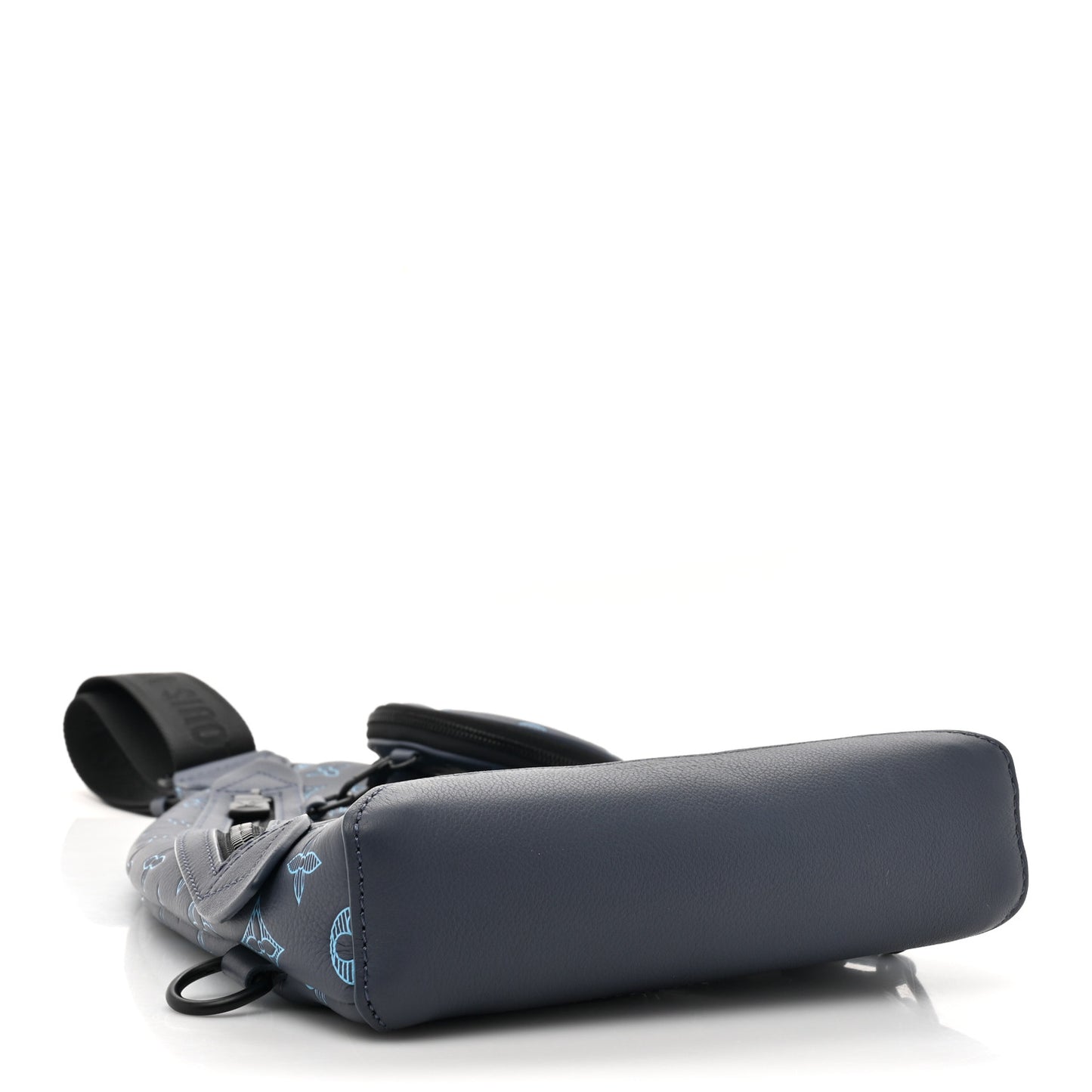 Monogram Shadow Duo Slingbag Navy River Blue