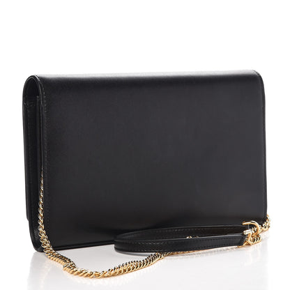 Fendi Vitello Liberty Lucido F is Fendi Wallet on Chain Black 3 of 7