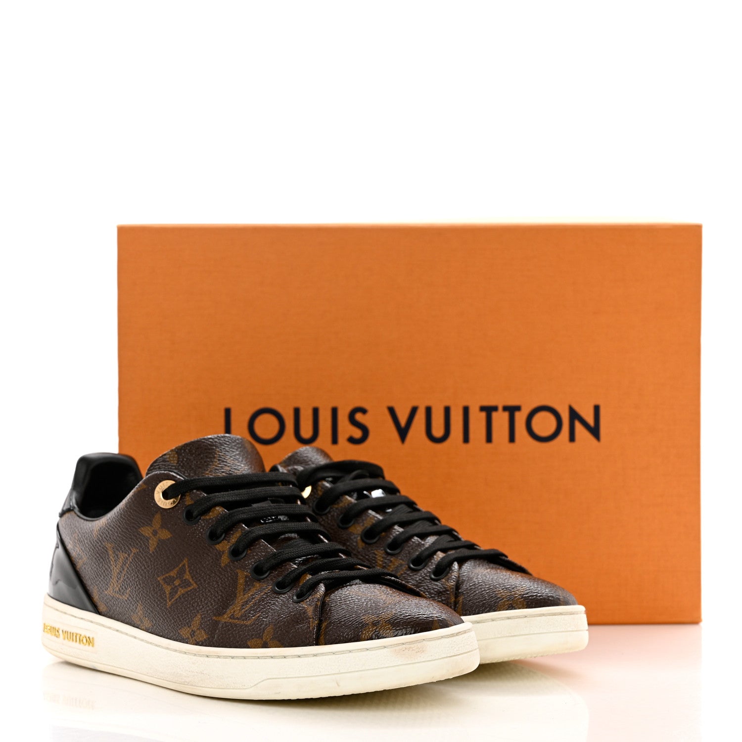 Louis Vuitton Patent Monogram Frontrow Sneakers 36.5 11 of 11
