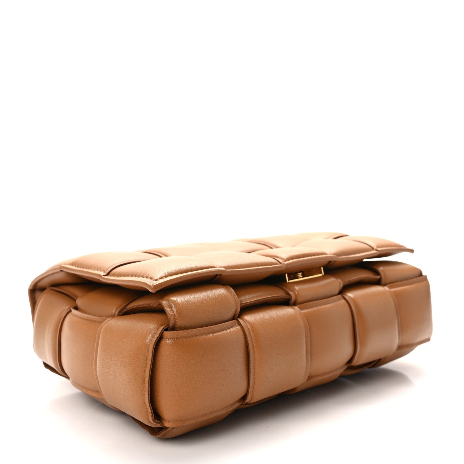 Bottega Veneta Nappa Maxi Intreccio Padded Cassette Crossbody Bag Caramel 4 of 12