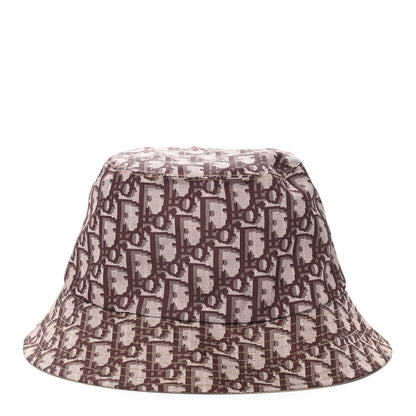 Christian Dior Oblique Reversible Teddy-D Brim Bucket Hat 57 Beige 2 of 5