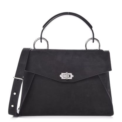 Proenza Schouler Nubuck Medium Hava Top Handle Bag Black 1 of 10