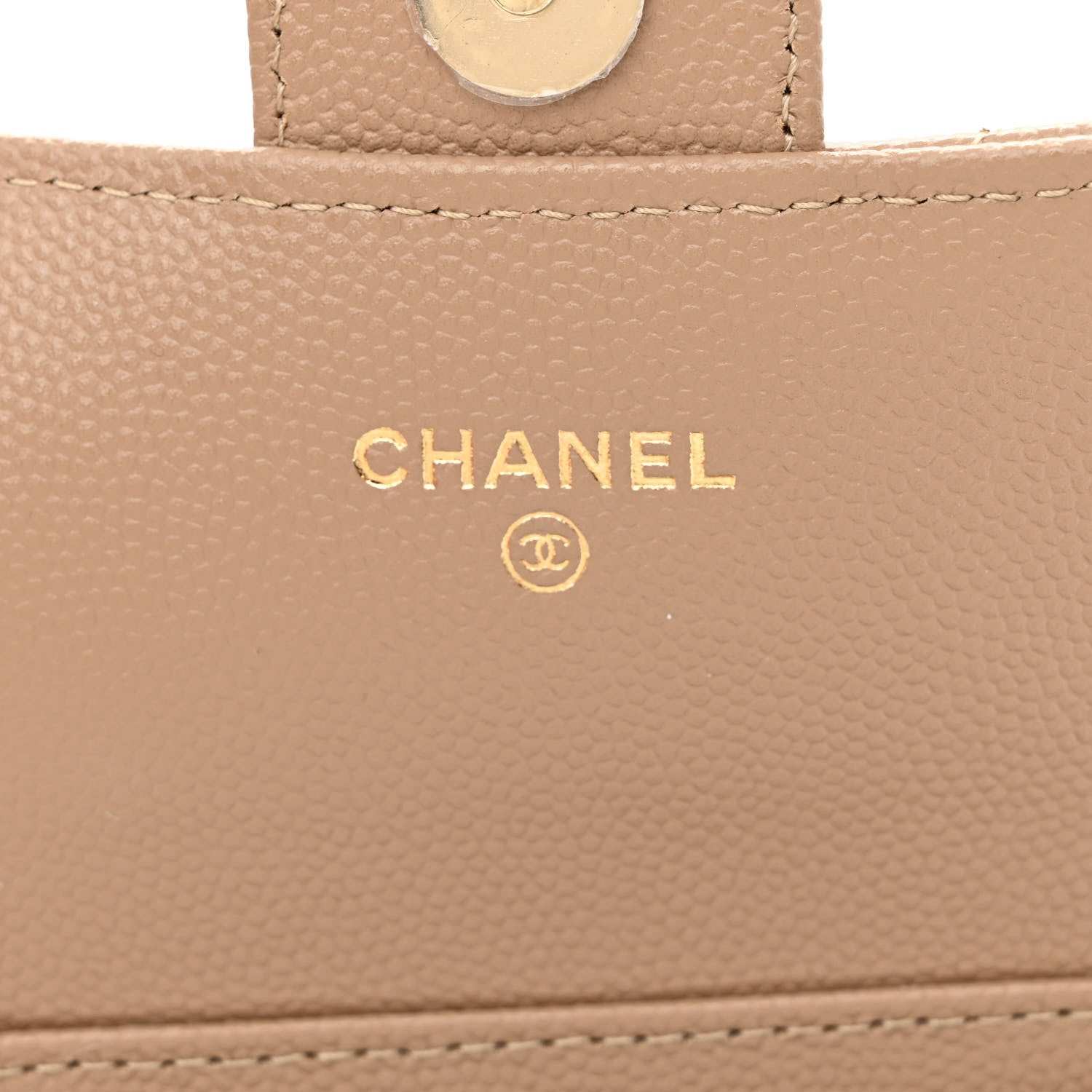 Chanel Caviar Quilted Mini Chain Bag Dark Beige 6 of 12