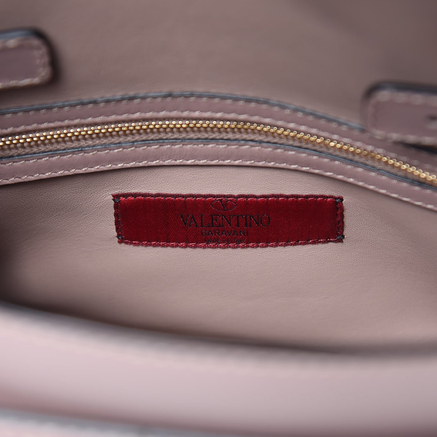 Vitello Small My Rockstud Frame Bag Poudre