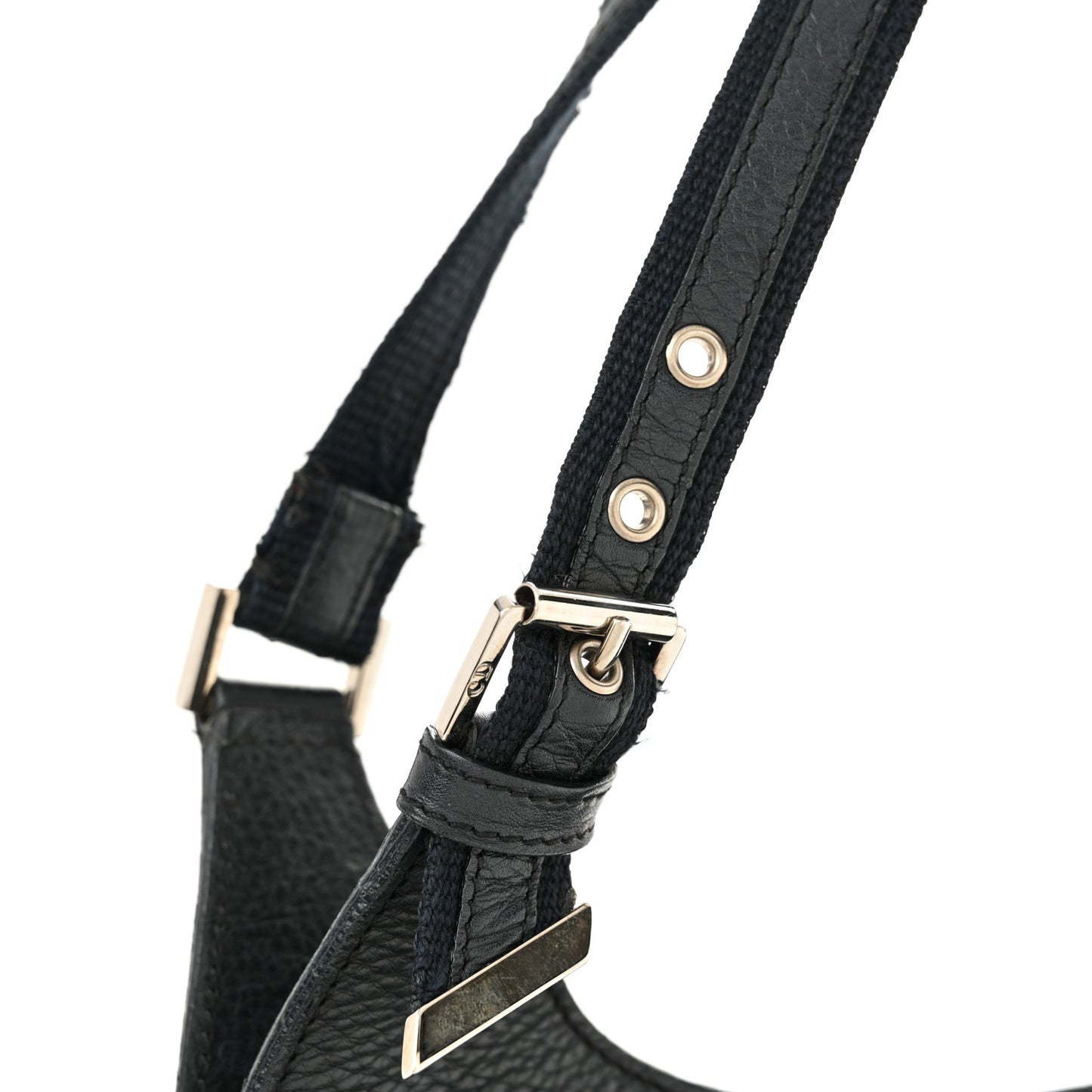 Monogram Pocket Satchel Black