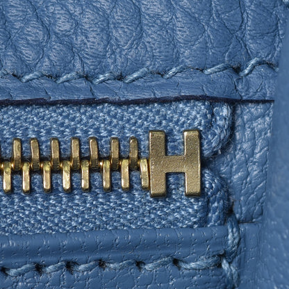 Hermes Togo Kelly Retourne 25 Azur 16 of 31