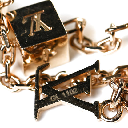 Louis Vuitton Swarovski Gamble Bracelet Gold 4 of 4