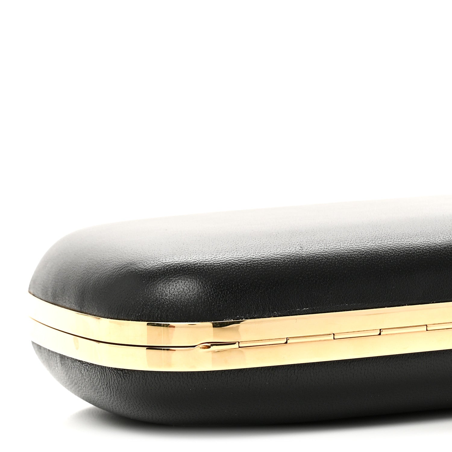 Alexander McQueen Nappa Skull Knuckle Duster Box Clutch Black 9 of 10