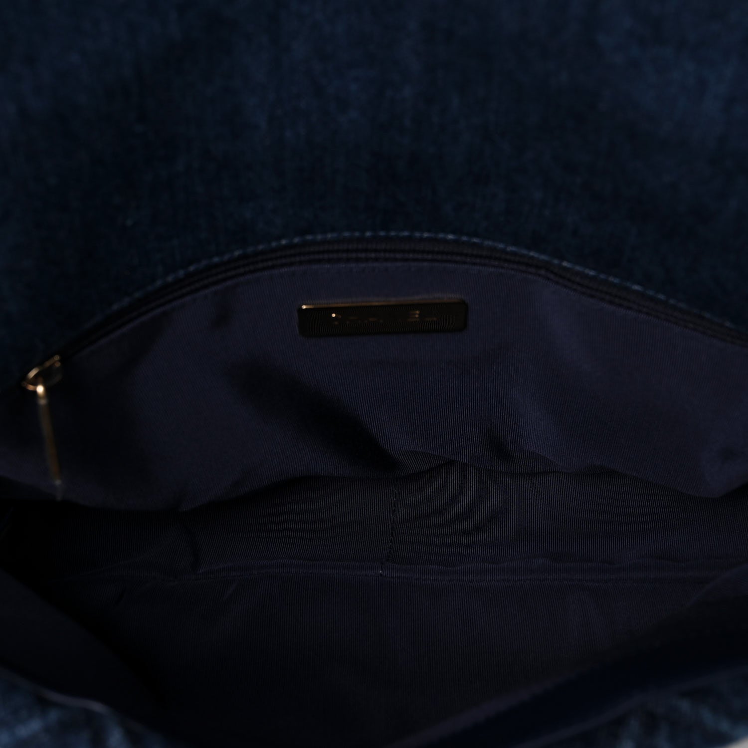 Chanel Denim Quilted Large Chanel 19 Flap Blue 5 of 8