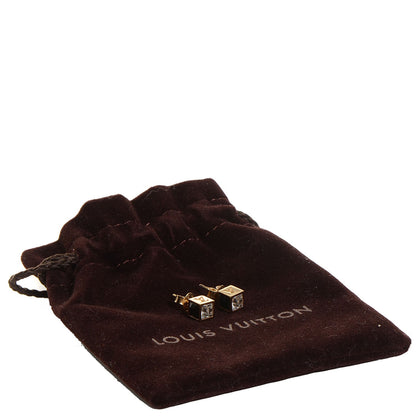 Louis Vuitton Gamble Stud Earrings Grey 5 of 5