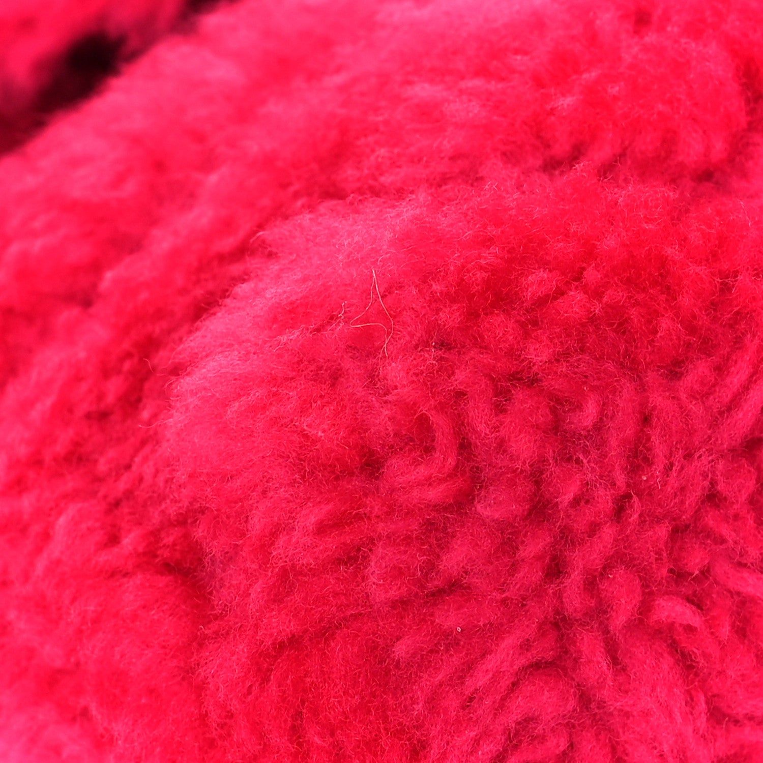 Saint Laurent Shearling Quilted Loulou Puffer Pouch Clutch Fuxia 7 of 8
