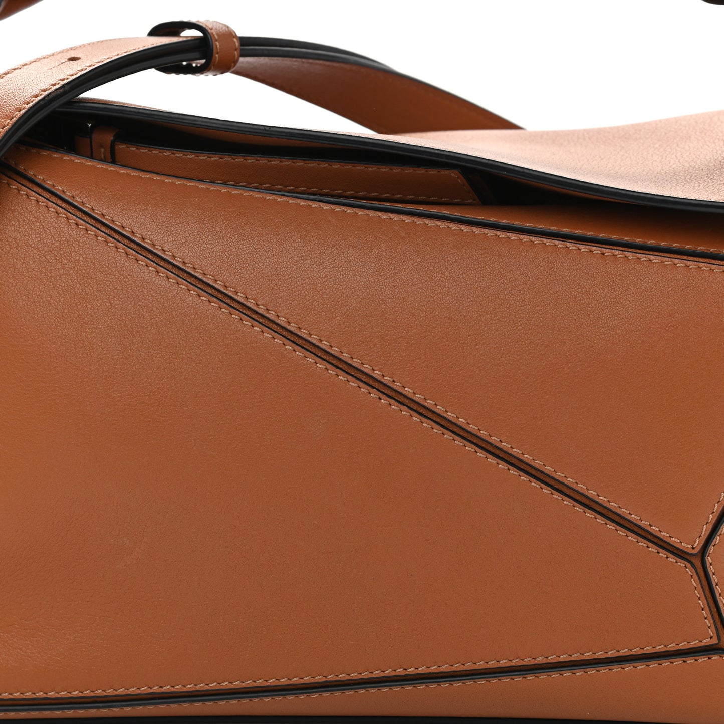 Calfskin Small Puzzle Bag Tan