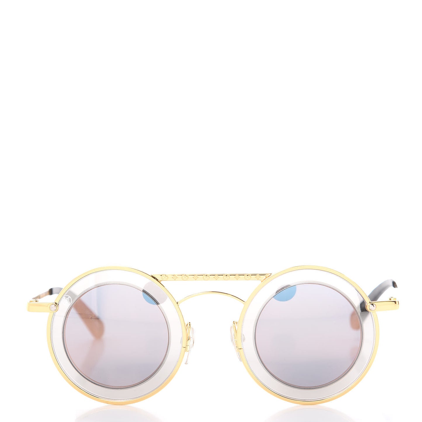 Round Metropolis Sunglasses Z0907U Gold