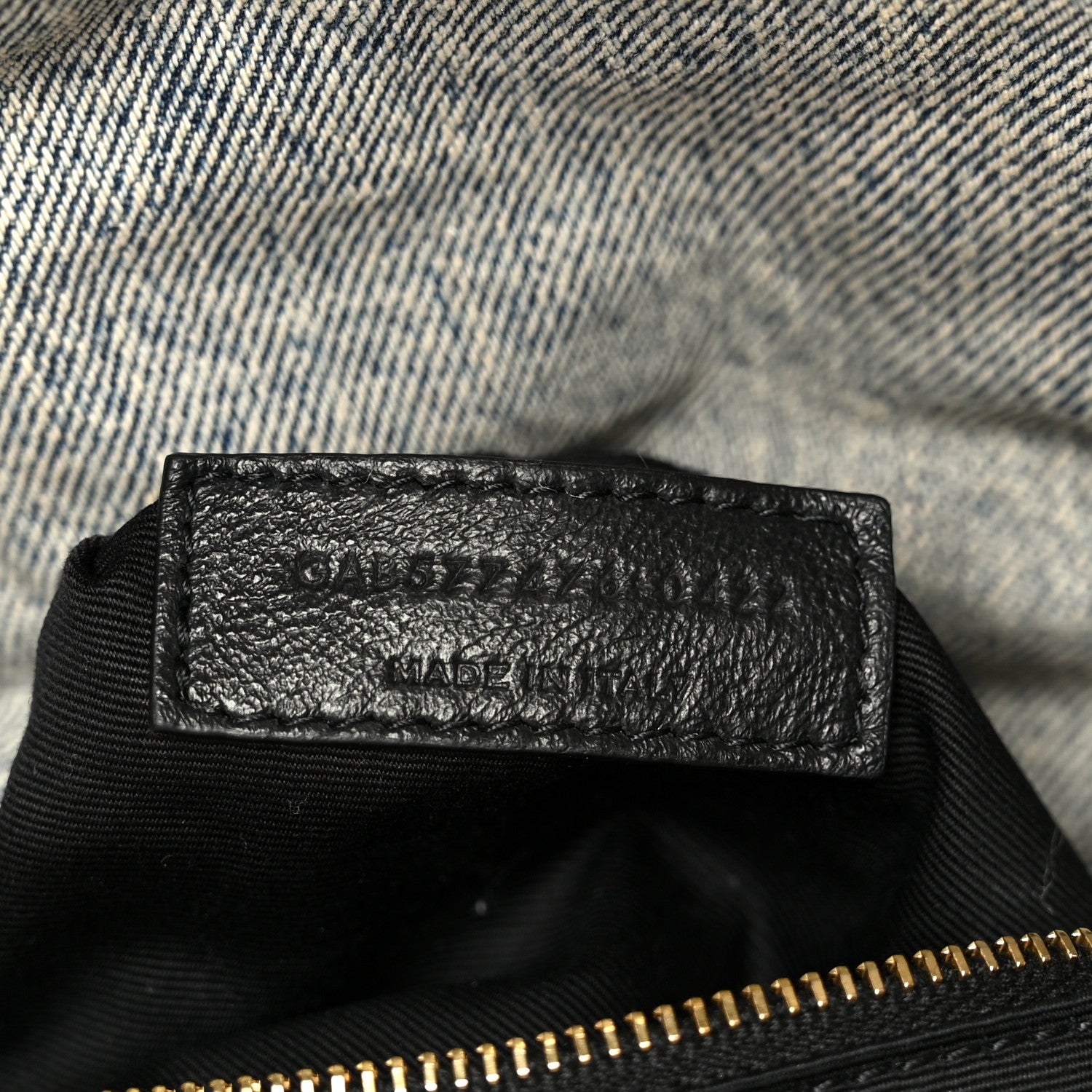 Saint Laurent Denim Quilted Medium Loulou Puffer Monogram Chain Satchel Azur 7 of 10